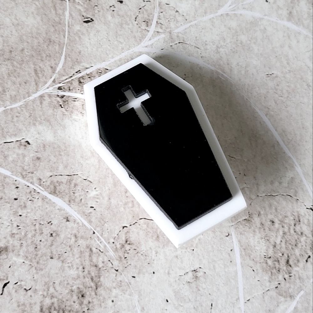 Coffin Hair Clip